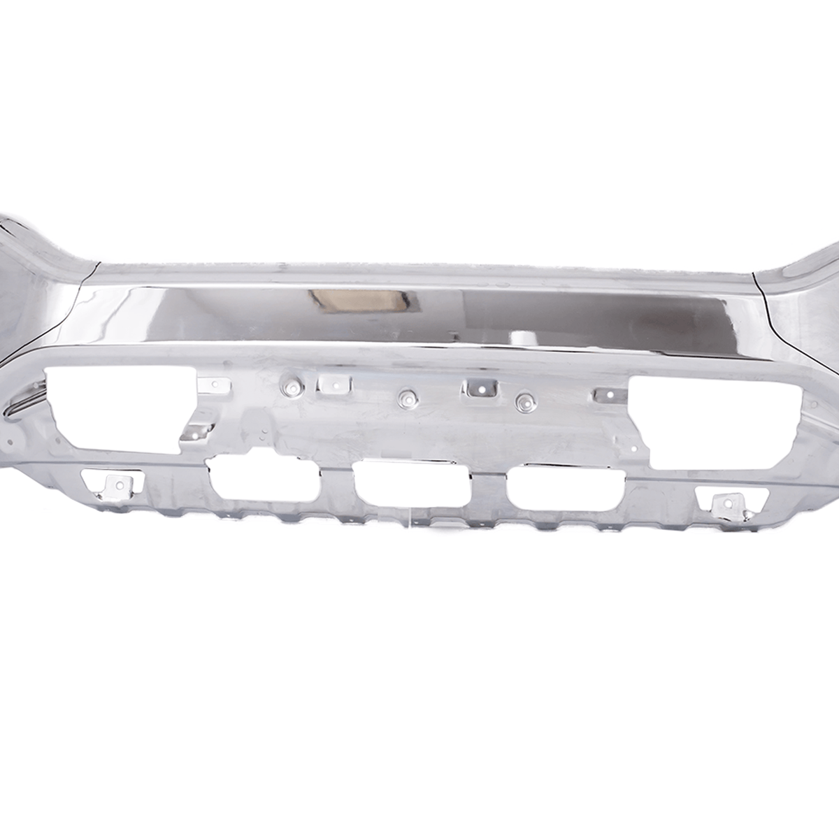 Front Bumper W/o Sensor Holes Fit For GMC Sierra 1500 2016-2018 Chrome Steel