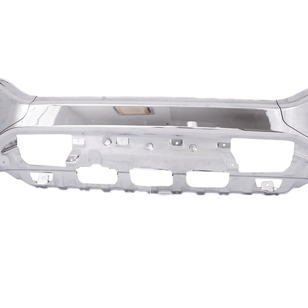 Front Bumper W/o Sensor Holes Fit For GMC Sierra 1500 2016-2018 Chrome Steel