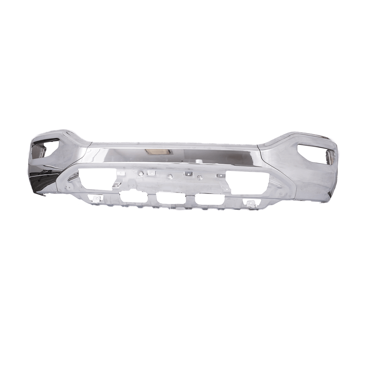 Front Bumper W/o Sensor Holes Fit For GMC Sierra 1500 2016-2018 Chrome Steel