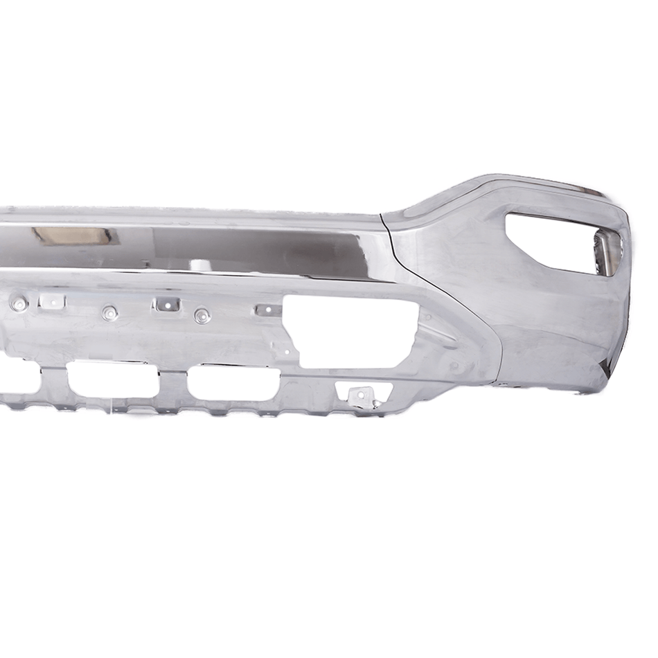 Front Bumper W/o Sensor Holes Fit For GMC Sierra 1500 2016-2018 Chrome Steel