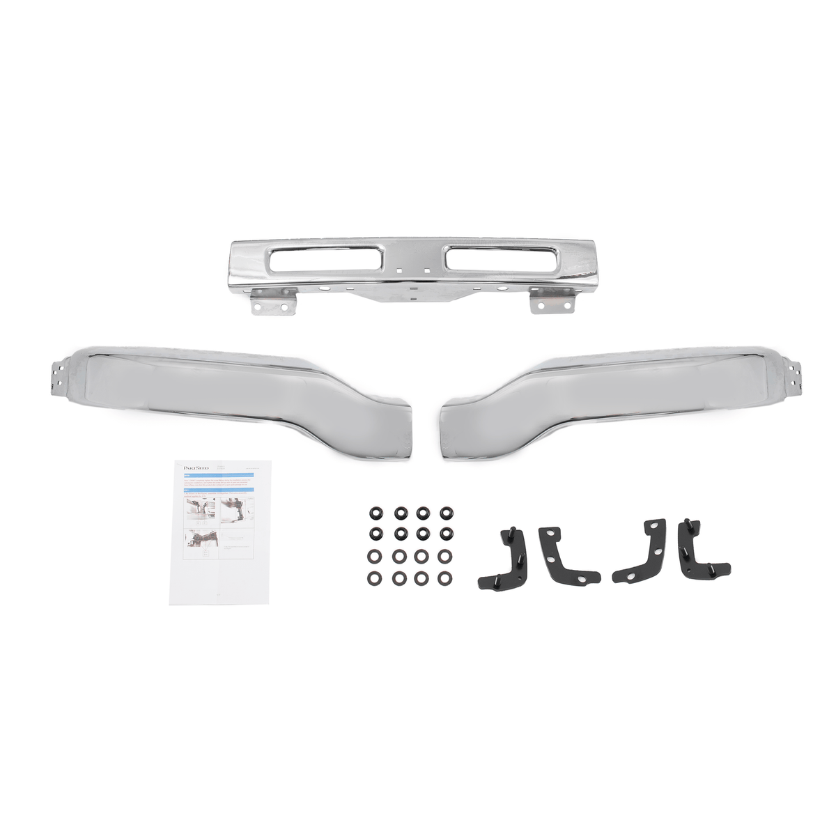 Front Chrome Bumper Face Bar Fit For GMC Sierra 1500 2500 3500 HD 2003-2007