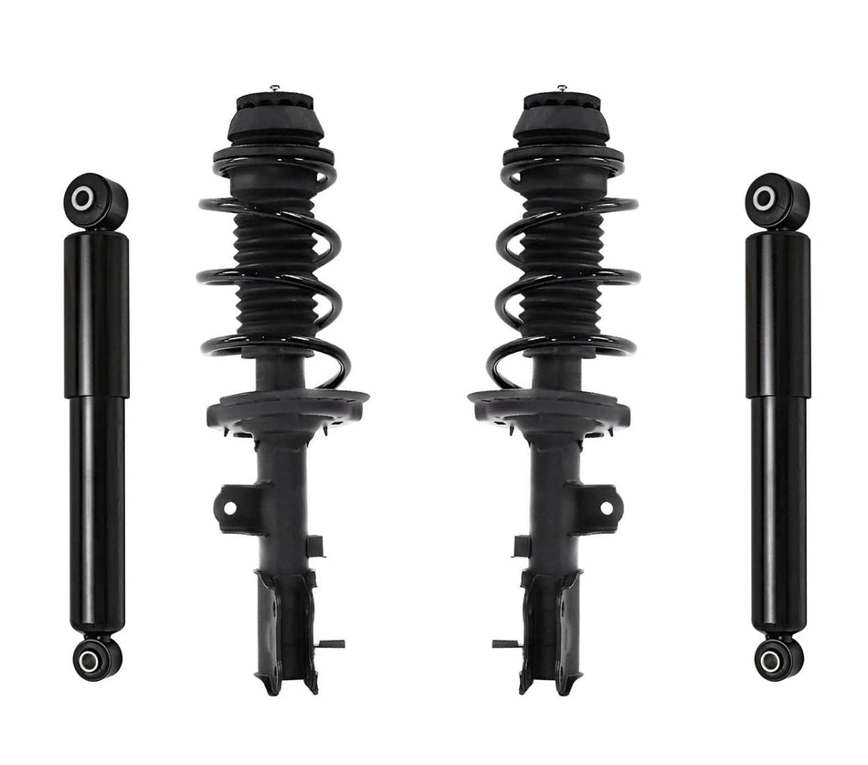 Front Rear Struts Shocks Assembly Fit For Hyundai Accent 2012-2017