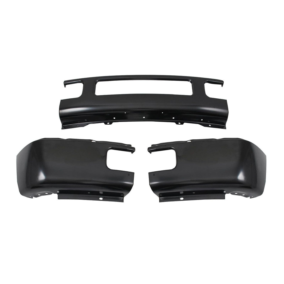 Front Steel Bumper Primed Black Fit For F-250 F-350 Super Duty Truck 2005-2007