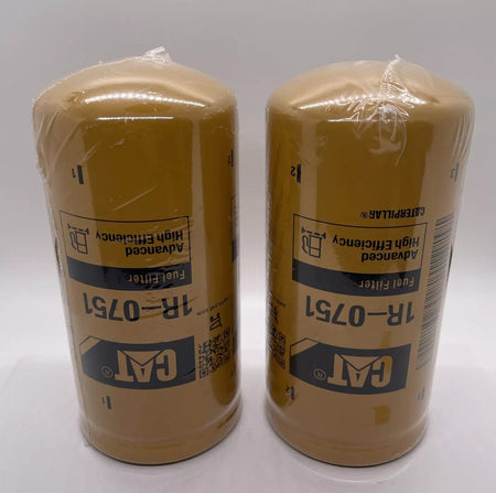 2 Pack CAT 1R-0751 Advanced High Efficiency Fuel Filters | Caterpillar 1R0751