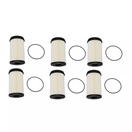6-Pack FS20176 Fuel Filter Element for DD13, DD15, DD16 Diesel Engines | Replaces R61709