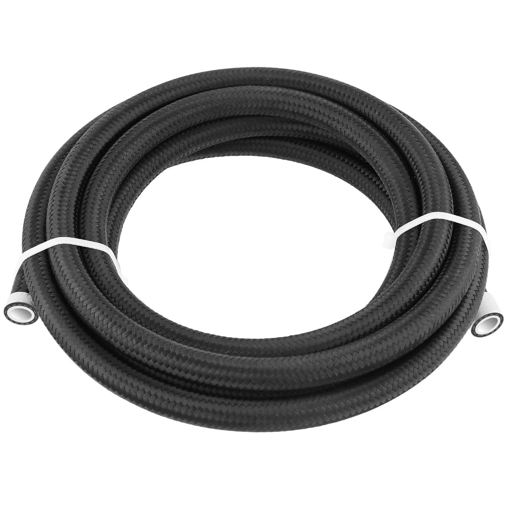8AN PTFE Fuel Line Kit 8AN Nylon Braided Fuel Hose 20FT (0.394Inch ID)