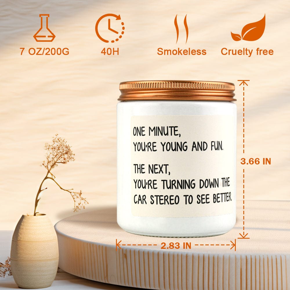 Funny Series Lavender Car Aromatherapy Candle | Gift Edition