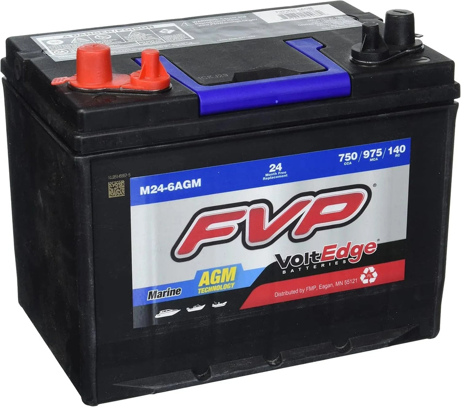 FVP AGM Battery M24-6AGM | Cca750 RC140 High Performance Car Battery