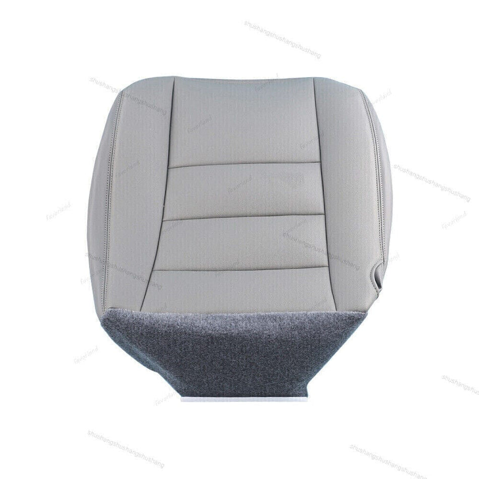 Gray Replacement Vinyl Driver Bottom Seat Cover Fit For Ford F250 F350 2002-2007