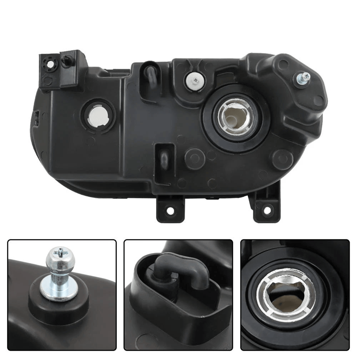 Headlight Assembly Lamp Black Left Right Side Fit For Dodge Challenger 2008-2014