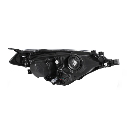 Headlight Assembly Set Fit For Toyota Corolla 2014-2016 Black Halogen