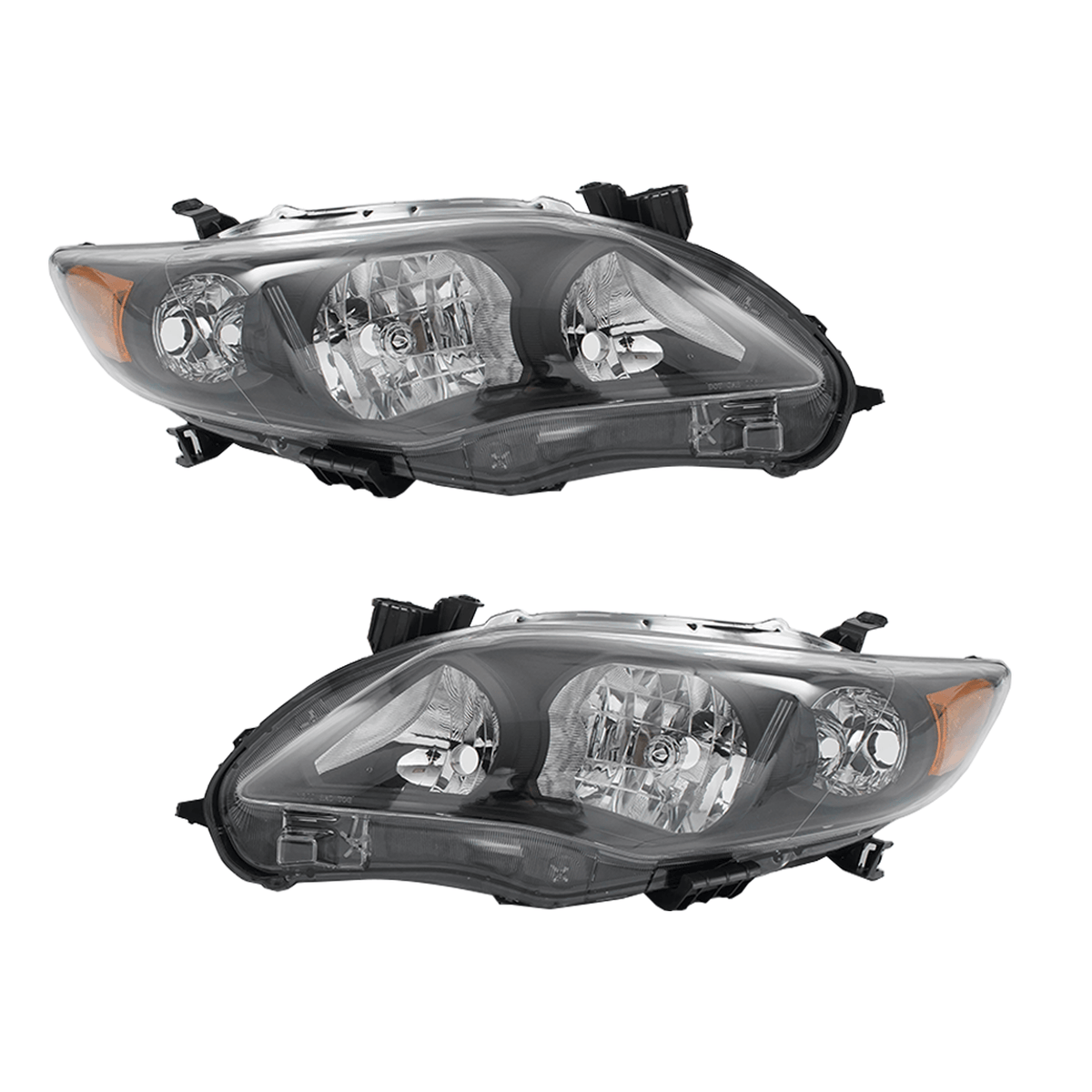 Headlights Fit For Toyota Corolla 2011-2013 Front Headlamps Replacement Pair Set