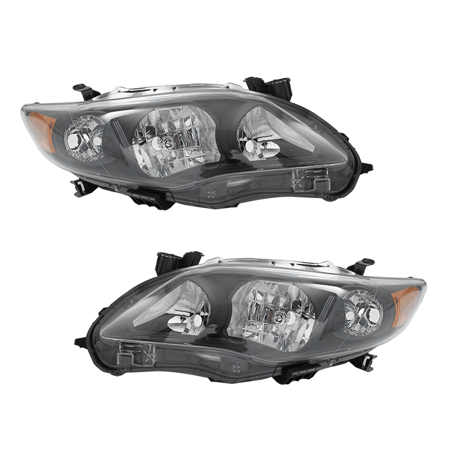 Headlights Fit For Toyota Corolla 2011-2013 Front Headlamps Replacement Pair Set