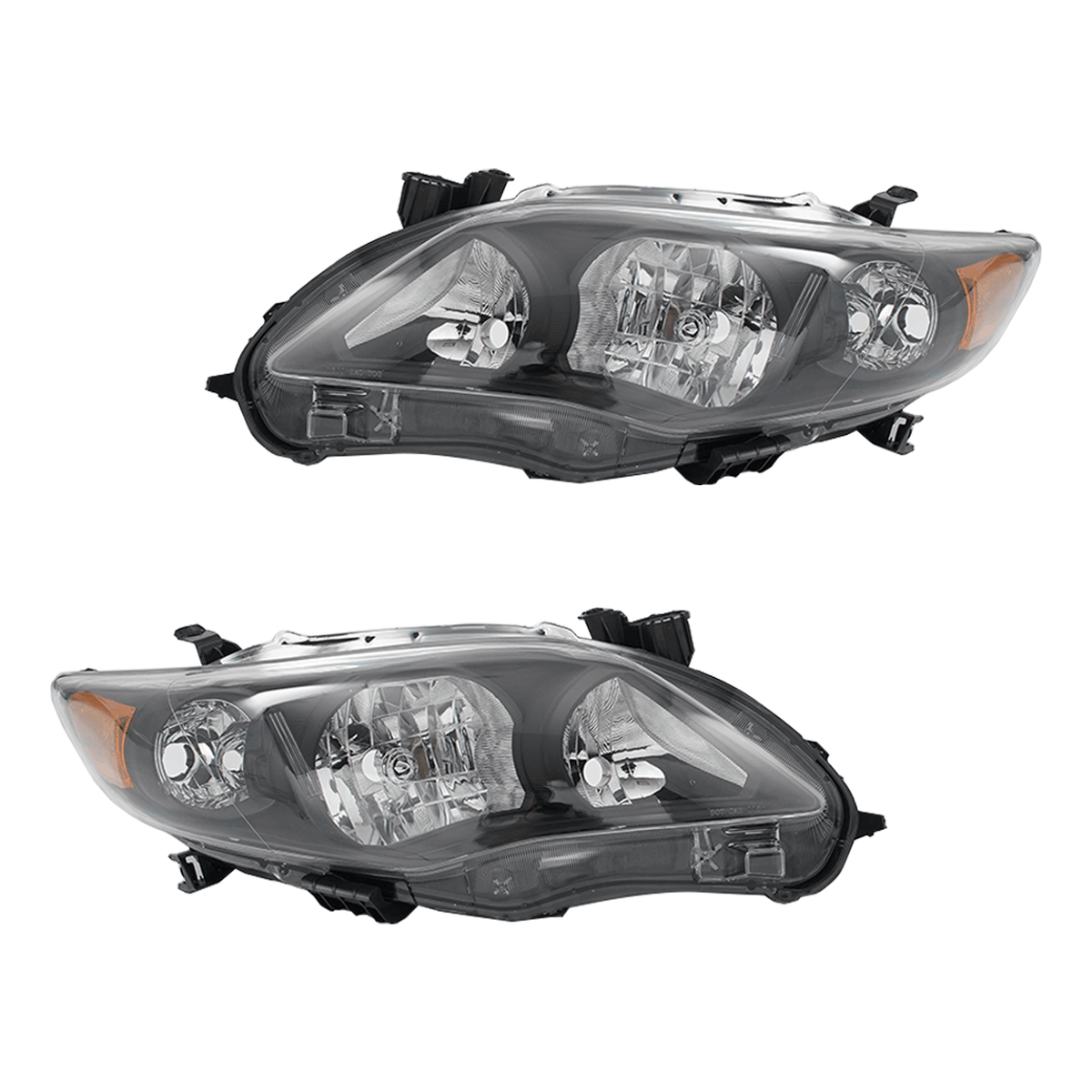 Headlights Fit For Toyota Corolla 2011-2013 Front Headlamps Replacement Pair Set