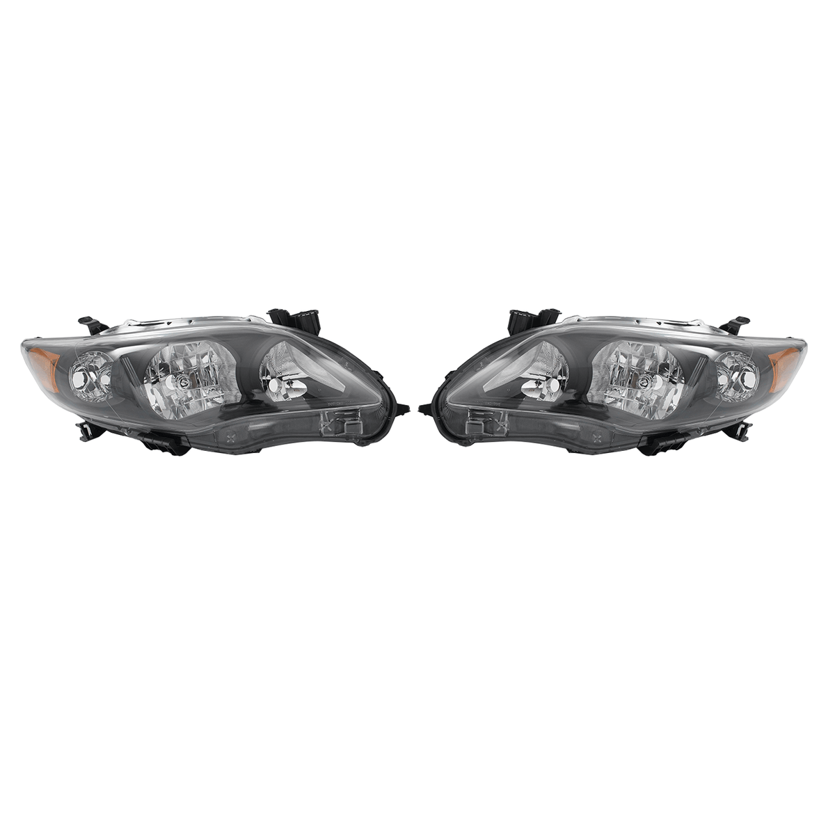 Headlights Fit For Toyota Corolla 2011-2013 Front Headlamps Replacement Pair Set