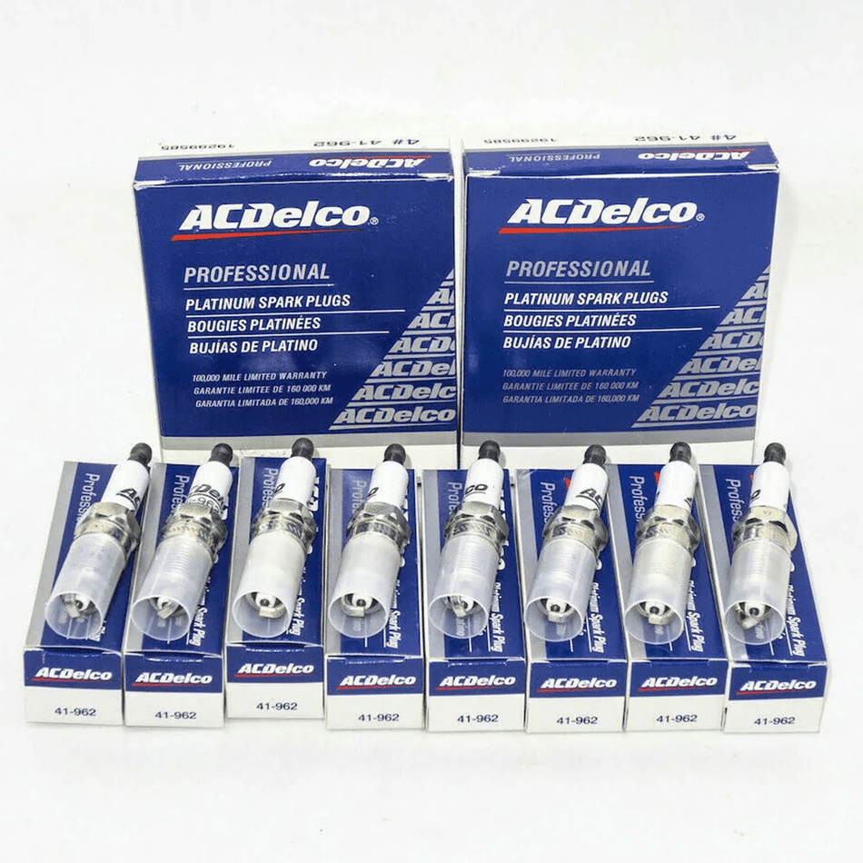 ACDelco 41-962 Platinum Spark Plugs 8-Pack for Chevrolet & Buick