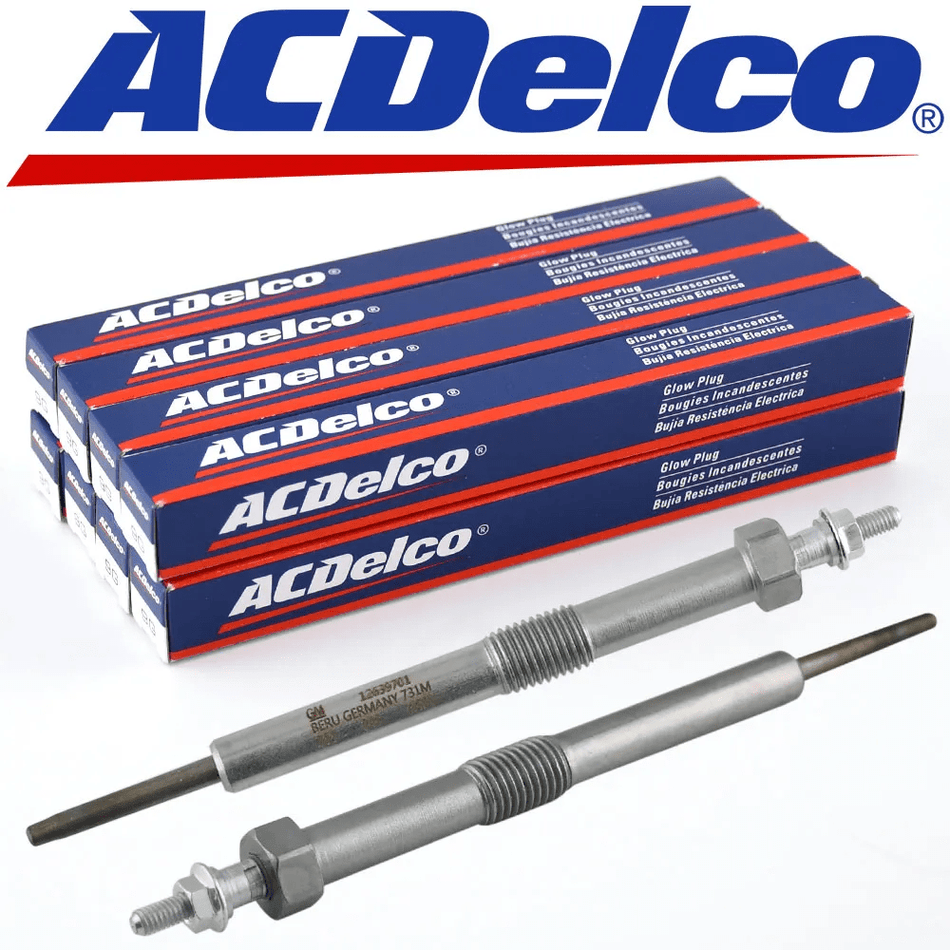 ACDelco GLOW PLUGS FOR GM 12639701 DIESEL ENGINE 6.6L 8pcs