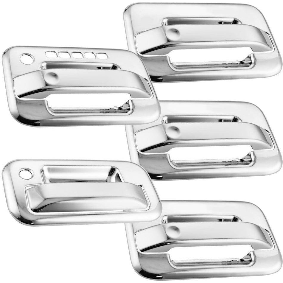 Chrome Tailgate Handle Covers 4PCS for Ford F150 2004-2014 Door Trim