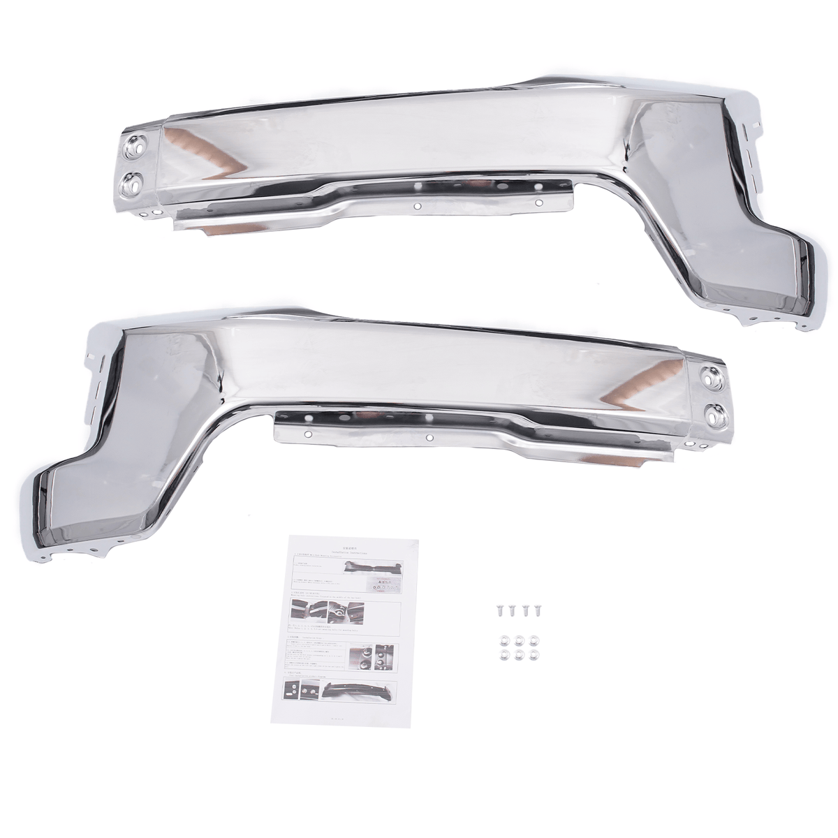 Labwork Front Bumper Split Fit For Chevy  Silverado 1500 2019-22 W/o Sensor Hole