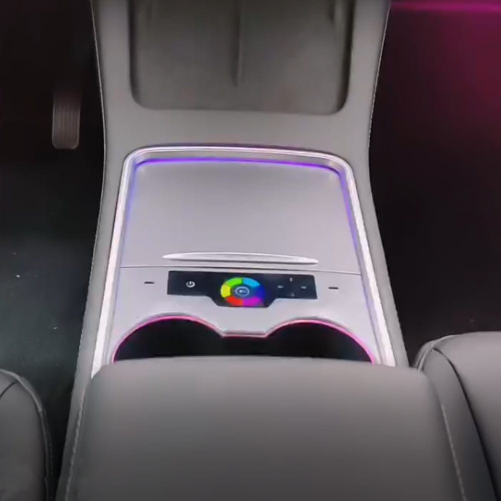 2017- 2019.02 Model 3 Interior Laser Ambient Lights 128 RGB Colors Tesla Atmosphere LED