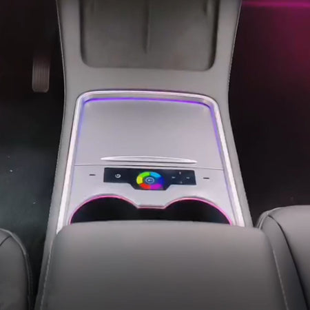 2017- 2019.02 Model 3 Interior Laser Ambient Lights 128 RGB Colors Tesla Atmosphere LED