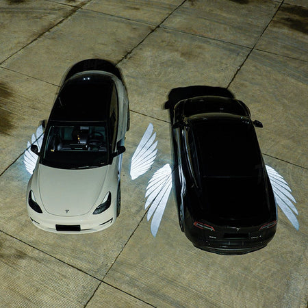 Angel Wing Welcome Light for Model 3/3 Highland & Model Y/Y Juniper Side Rearview Mirror Welcome Lights