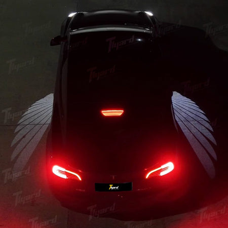 Angel Wing Welcome Light for Model 3/3 Highland & Model Y/Y Juniper Side Rearview Mirror Welcome Lights