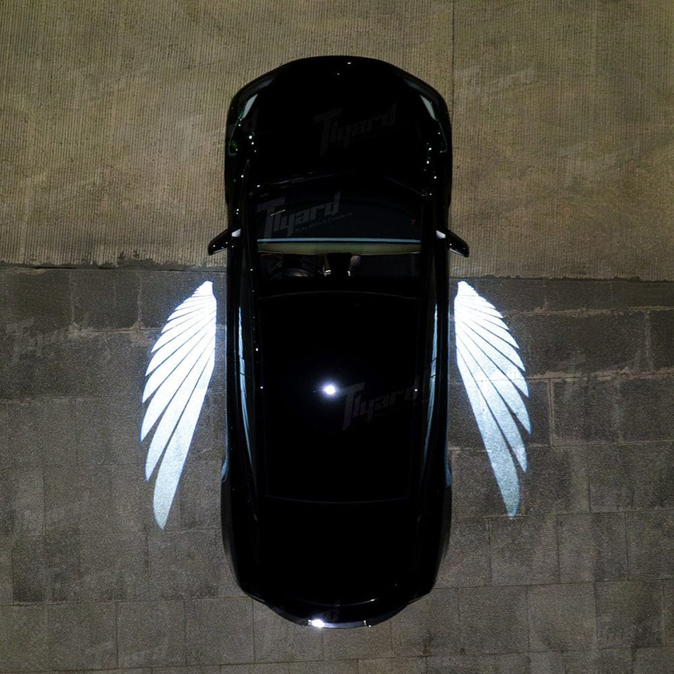Angel Wing Welcome Light for Model 3/3 Highland & Model Y/Y Juniper Side Rearview Mirror Welcome Lights