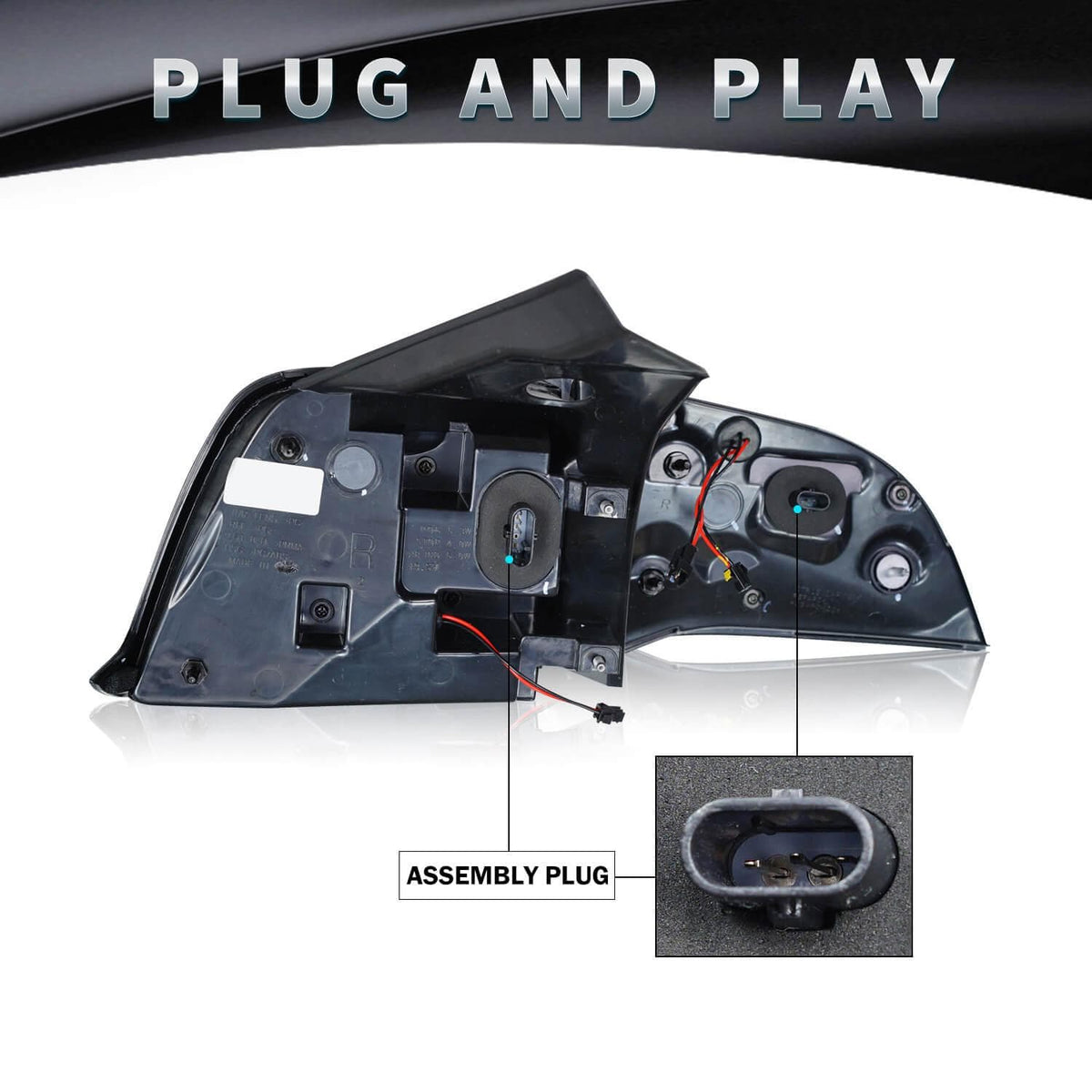 Eagle Eye Style LED Tail Light  (1 Pair) For Tesla Model 3/ Y