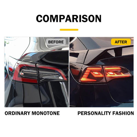 Eagle Eye Style LED Tail Light  (1 Pair) For Tesla Model 3/ Y