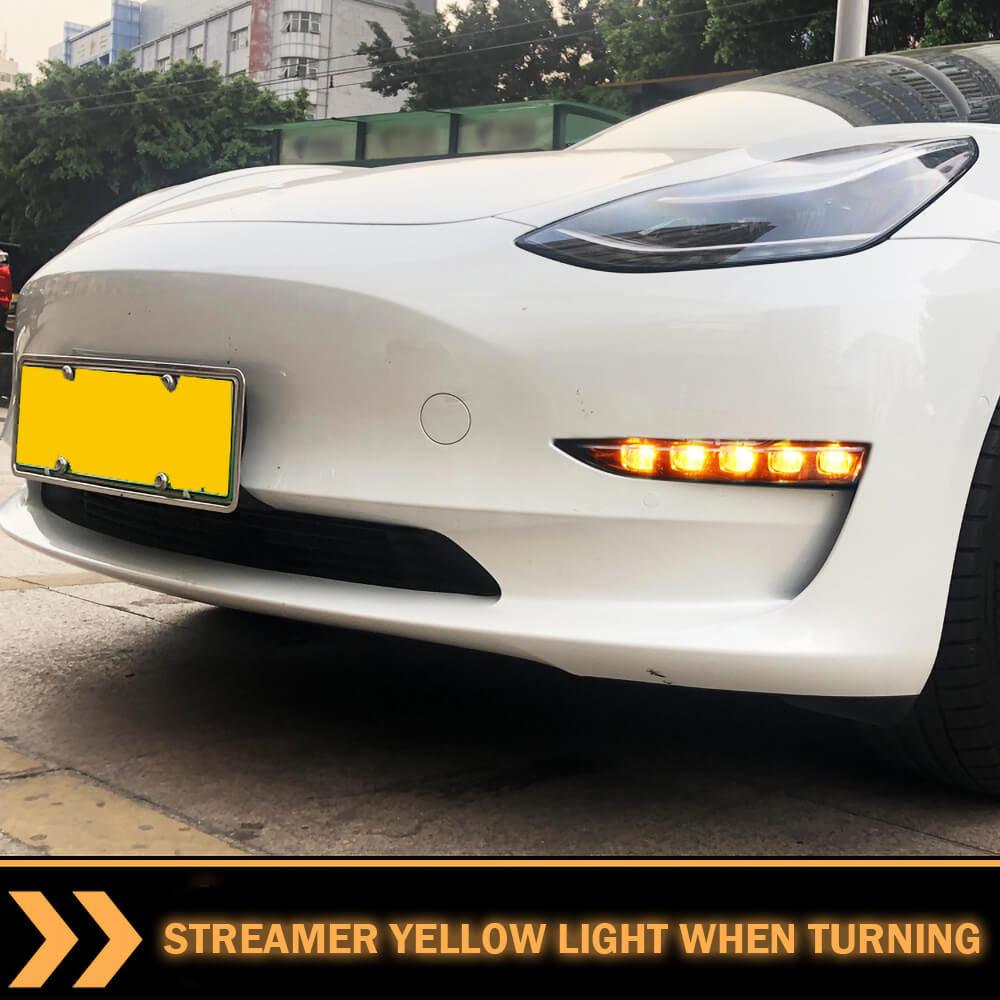 Front Water Steering Fog Lamp For Tesla Model 3/ Y