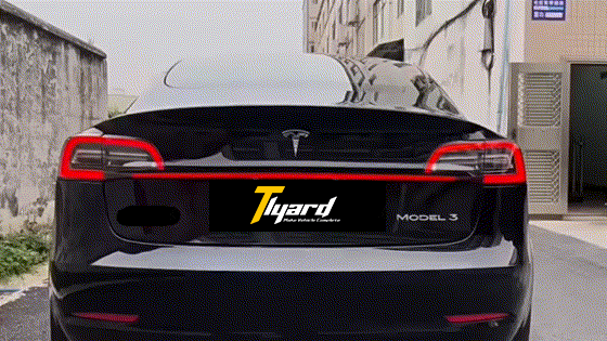 Model 3 & Y Lite Version Full-Width Strip Through Shape Taillight