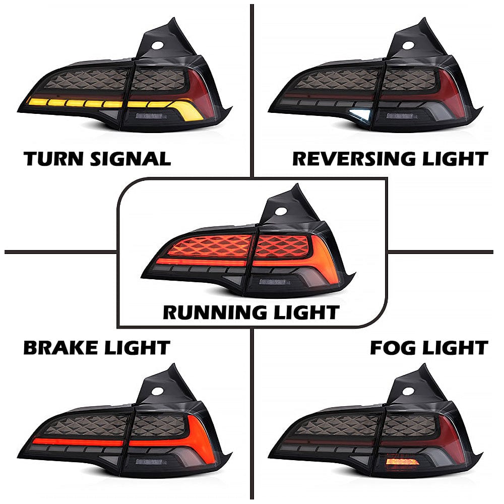 Model 3 & Y Tail lights Turn signal Brake Reversing lights