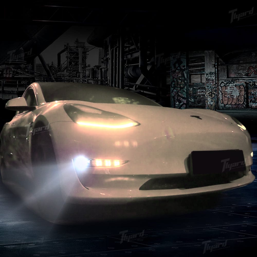 Model 3 & Y Turning Signal Assist Front Fog Light Daytime Running Light