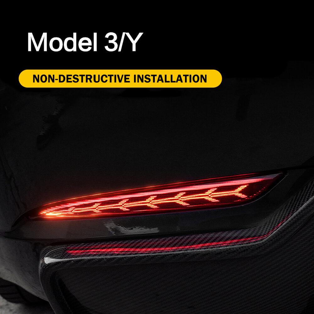 Rear Bumper Tail Light For Model 3/ Y