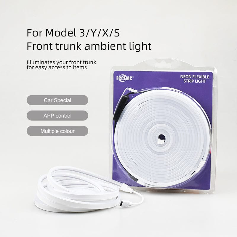 RGB 7-Color Ambient Light for Tesla Model 3/Y/X/S/3 Highland/Y Juniper Frunk