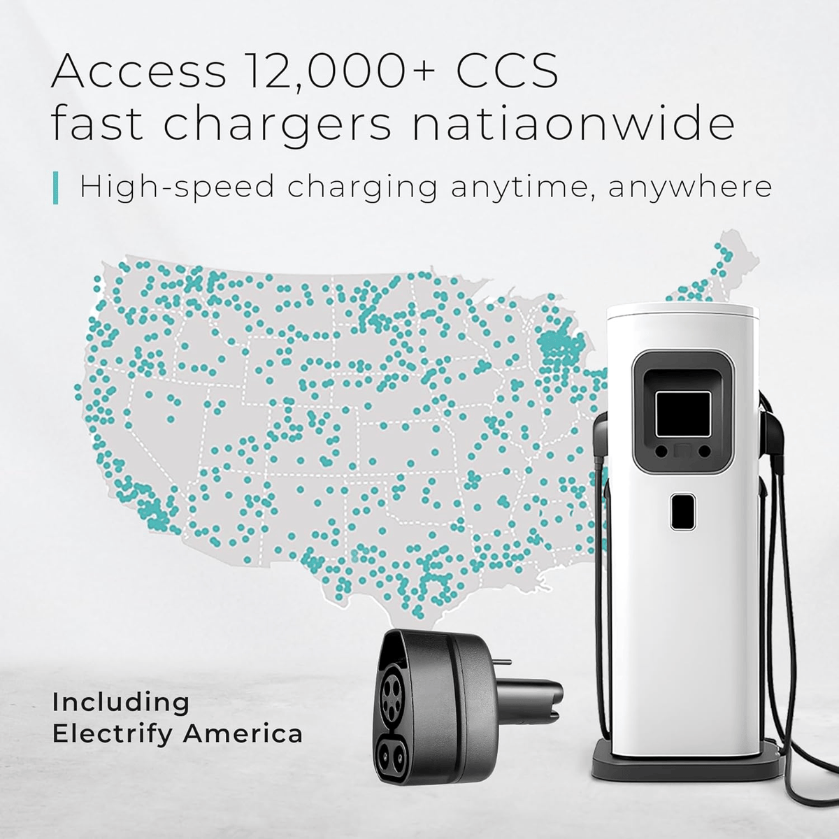 Lectron CCS to NACS Adapter for Tesla Model S/3/X/Y & NACS EVs
