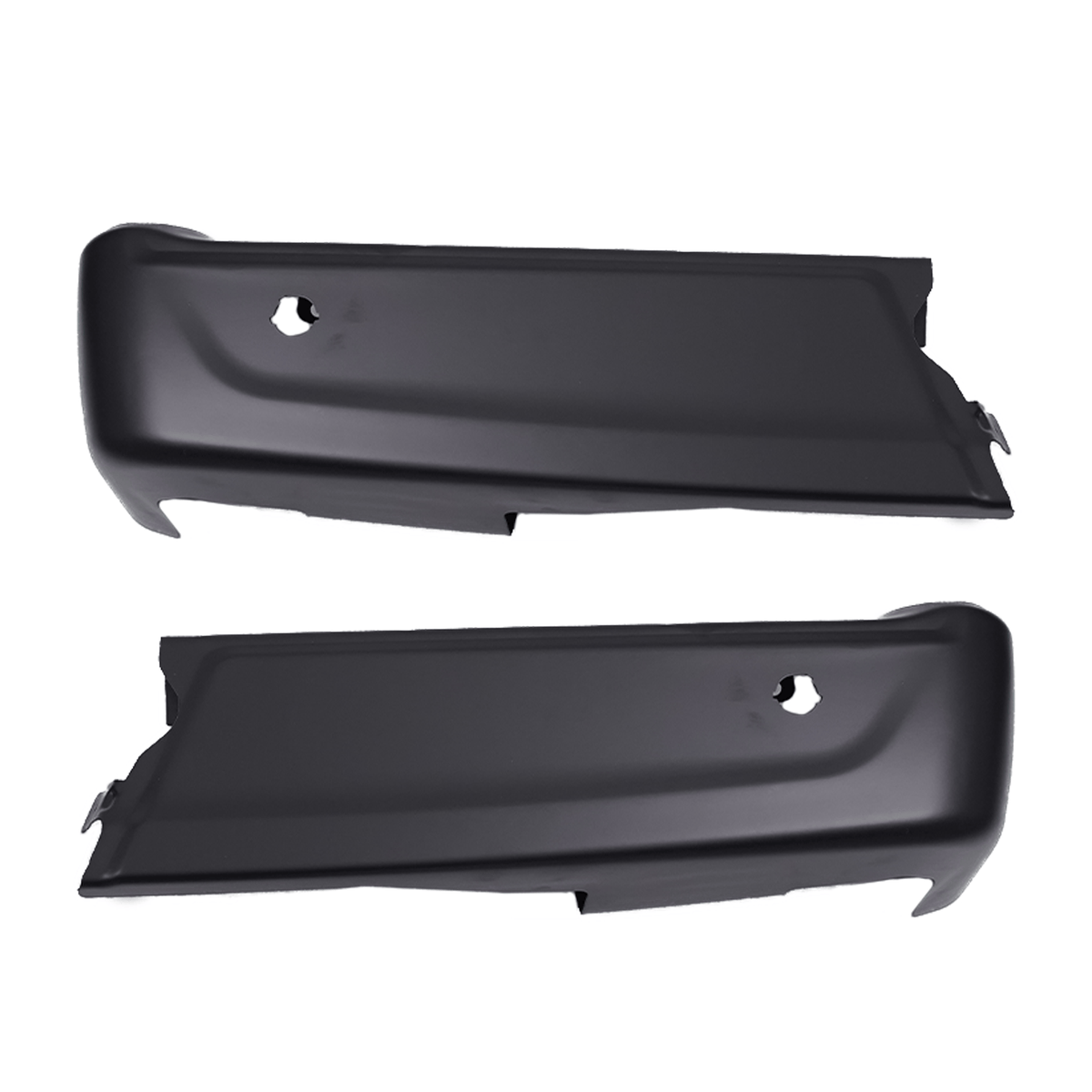 Left and Right Paintable Rear Bumper End Set Fit For Ford F-150 2021 2022 2023