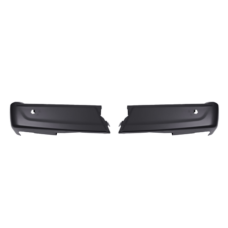 Left and Right Paintable Rear Bumper End Set Fit For Ford F-150 2021 2022 2023