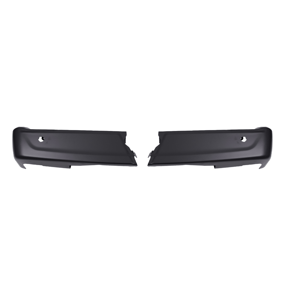 Left and Right Paintable Rear Bumper End Set Fit For Ford F-150 2021 2022 2023