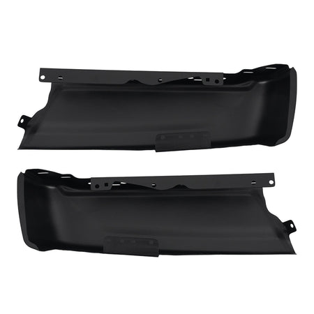 Left Right Black Rear Bumper End Cap Fit For Ford F150 2021-2024 w/o Sensor Hole