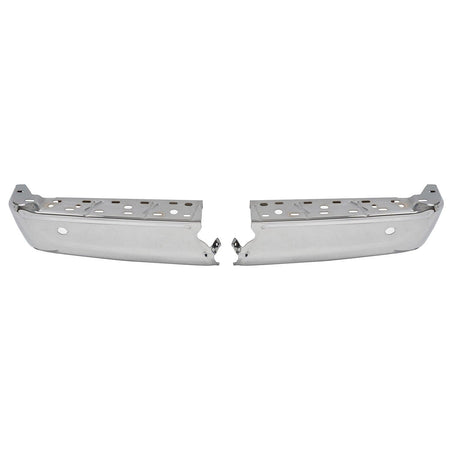 Left Right Set Chrome Rear Bumper End Cap Fit For Ford F150 2021-24 w/ Park Hole