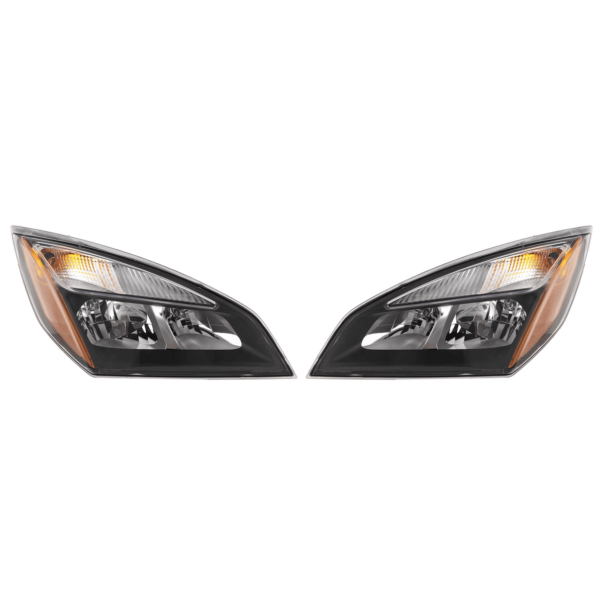 Left Right Side Fit For Freightliner Cascadia 2018-2024 Headlight W/ Bulb Pair