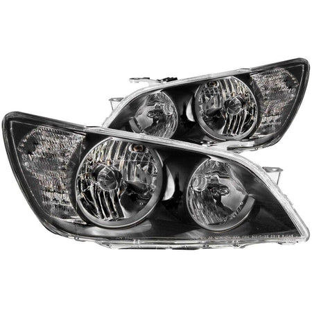 ANZO 01-05 Lexus IS300 Crystal Headlights Black - 121210