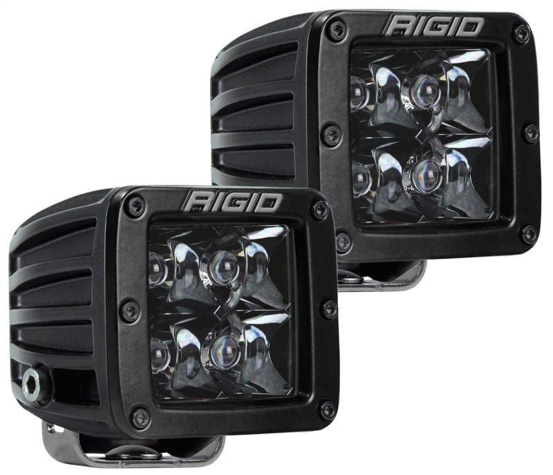 Rigid Industries D-Series Midnight Edition - Spot - Set of - 202213BLK