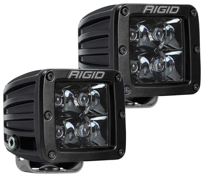 Rigid Industries D-Series Midnight Edition - Spot - Set of - 202213BLK
