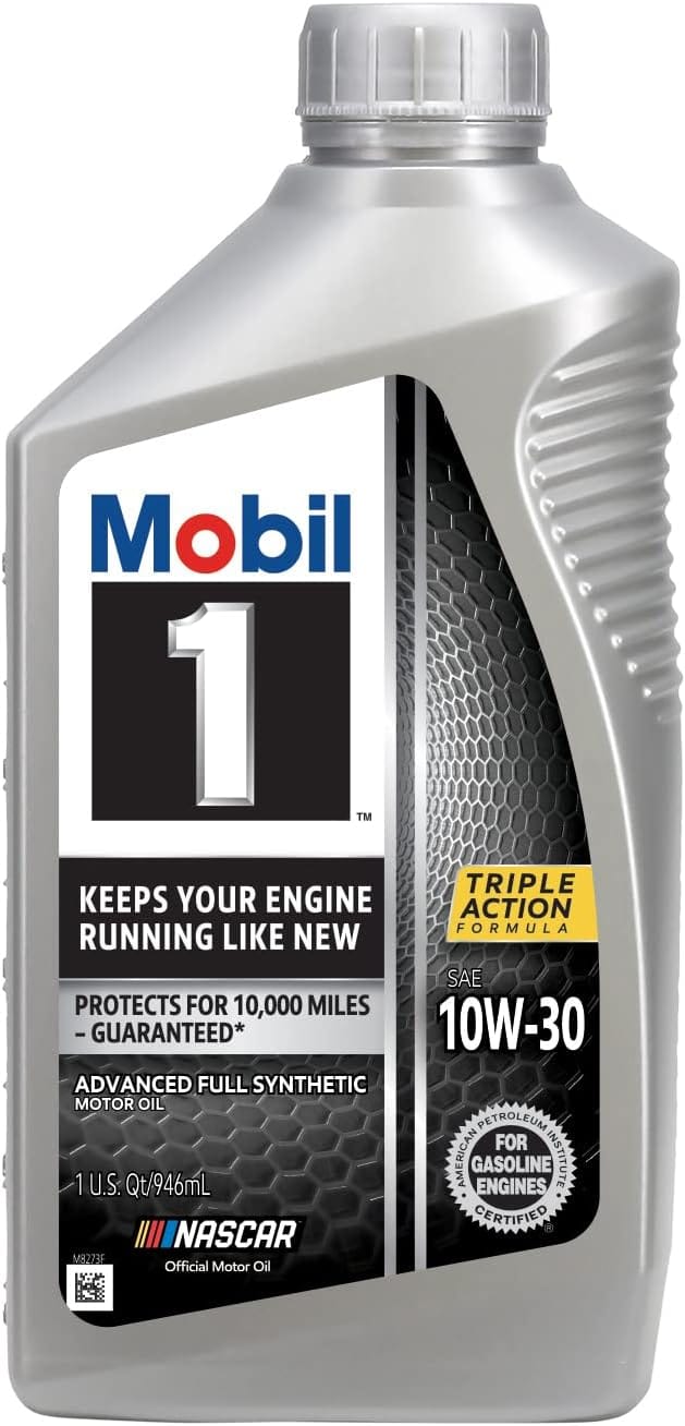 Mobil 1 Advanced Full Synthetic Motor Oil 10W-30, 1 Quart (Pack of 6)
