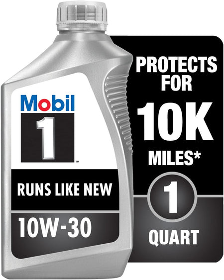 Mobil 1 Advanced Full Synthetic Motor Oil 10W-30, 1 Quart (Pack of 6)