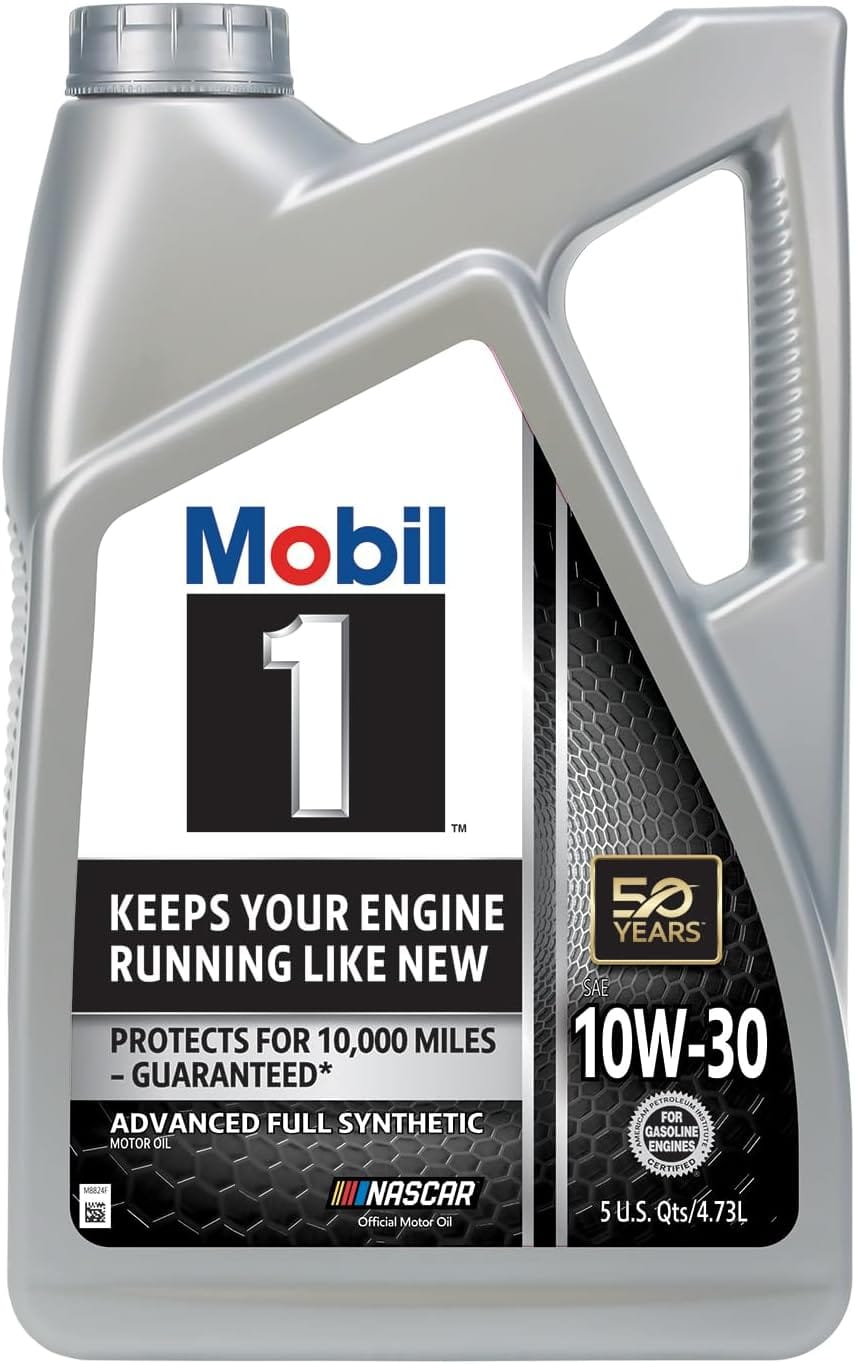 Mobil 1 Advanced Full Synthetic Motor Oil 10W-30, 5 Quart