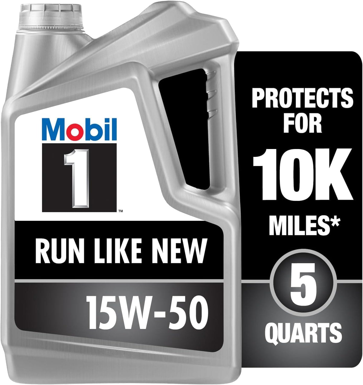 Mobil 1 Advanced Full Synthetic Motor Oil 15W-50, 5 Quart